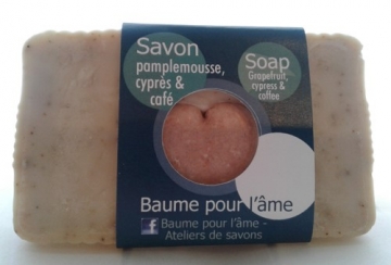 Savon en barre: Pamplemousse, Cypress et Café-1