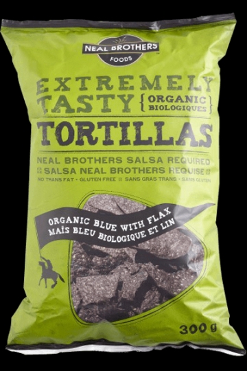 tortillas chips, blue corn with flax seeds-1