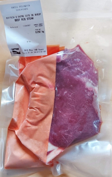 Boeuf, bifteck d'entrecôte-1