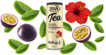 Zevia Passionfruit hibiscus tea (caffeine free)-1