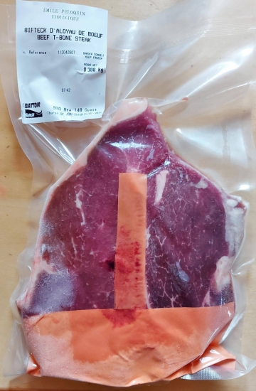 Beef, T-bone steak-1