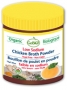 bouillon de poulet en poudre, faible en sodium-sans levure 