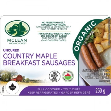 Pork...breakfast sausages, maple-2