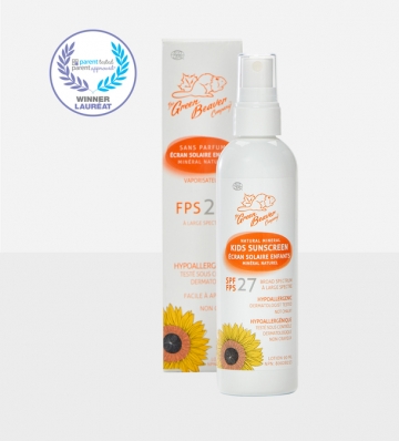 Kids natural mineral sunscreen spray SPF 27-1